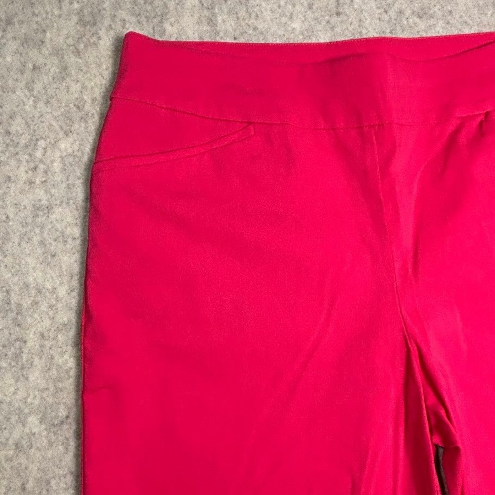 Chico's Perfect Stretch Shorts Wmn 2.5 Pink Pull On Bermuda Classic Chic Trendy - Picture 8 of 9
